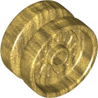 Lego kolečko (kolo, ráfek) průměr 18mm, zlatá (6173935)
